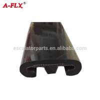 Escalator Black Rubber Stair Handrail FT-300 For Escalator , Escalator spare parts